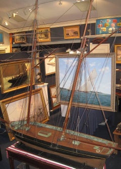 Antique Two-Masted Schooner "Gipsy"-  Ship Model