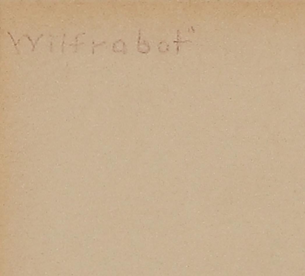 Pastell und Bleistift auf Papier 1933, ohne Titel im Angebot 3