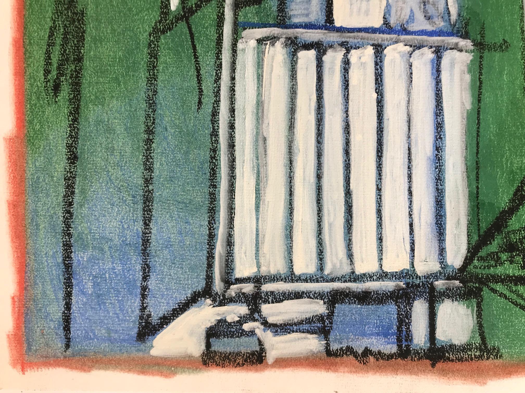 Senza titolo: Casa Bianca - Painting di Unknown
