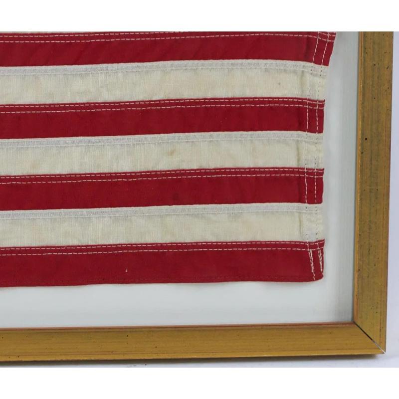 Drapeau américain 13 étoiles vers 1950 Provenance : Collection'S Hilfiger. en vente 3