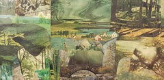 Vintage Large Scale Collage on Board by Peter Sword c.1970s