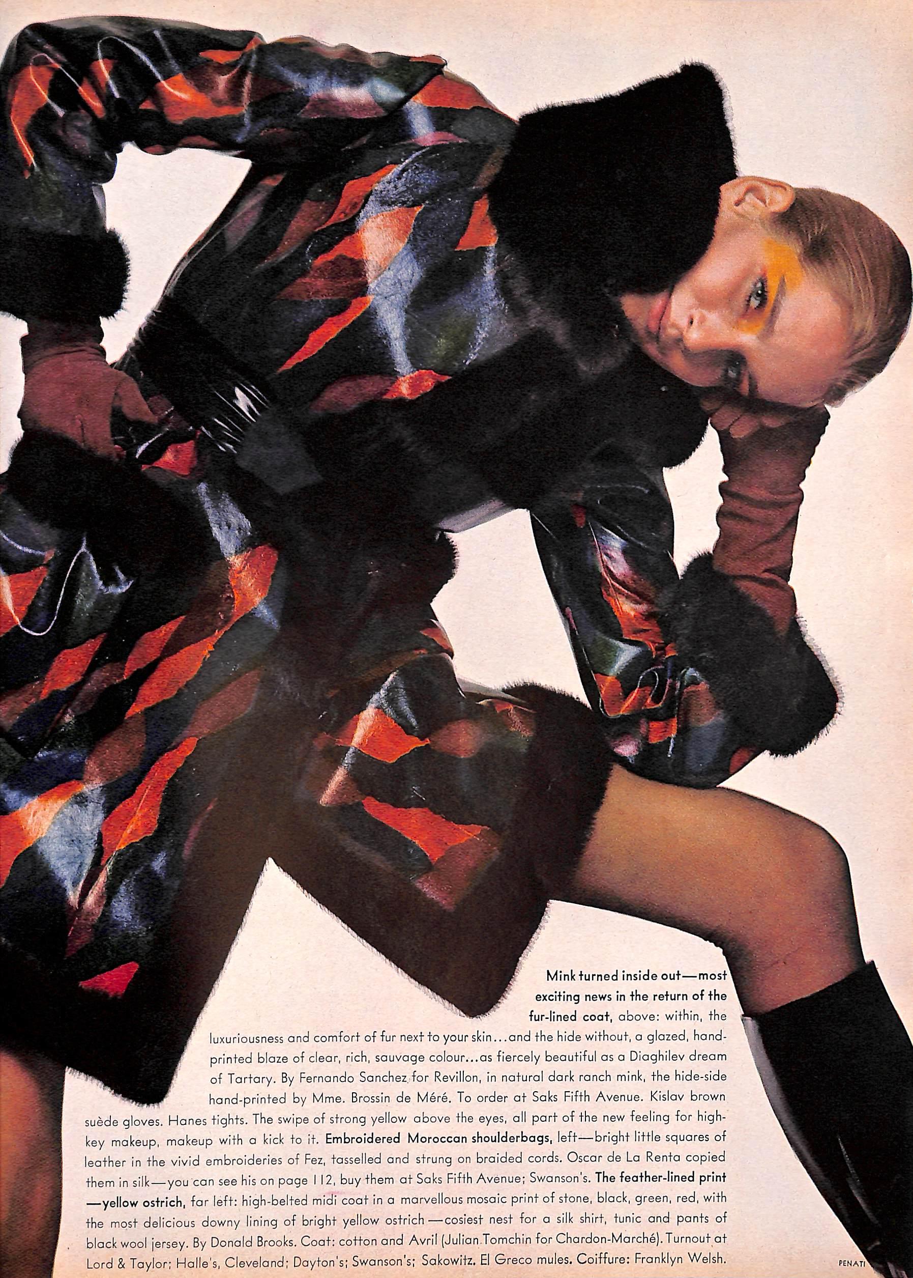 « Vogue 1, janvier 1970 avec Jane Birkin sur la couverture » en vente 8