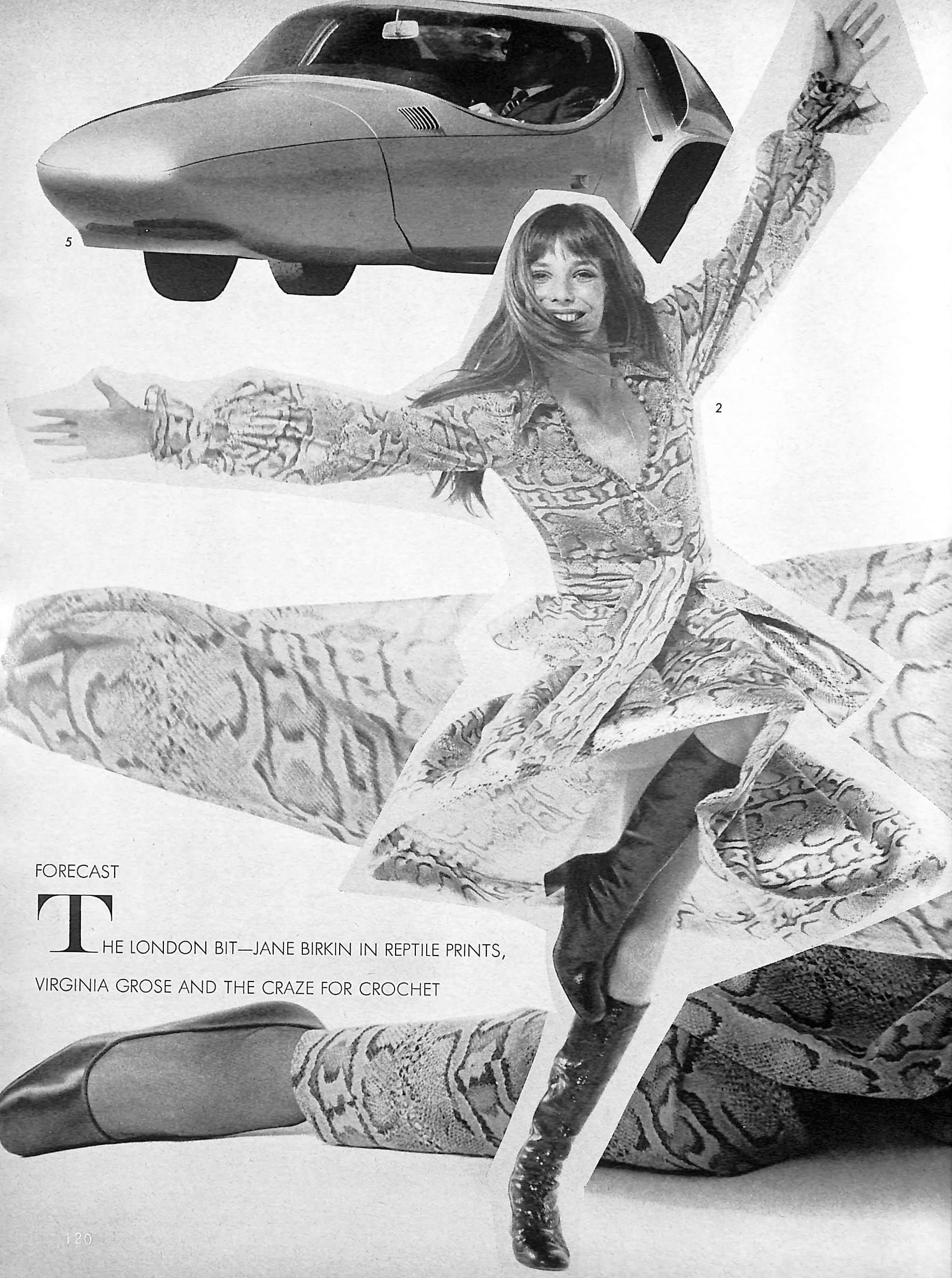 « Vogue 1, janvier 1970 avec Jane Birkin sur la couverture » en vente 1