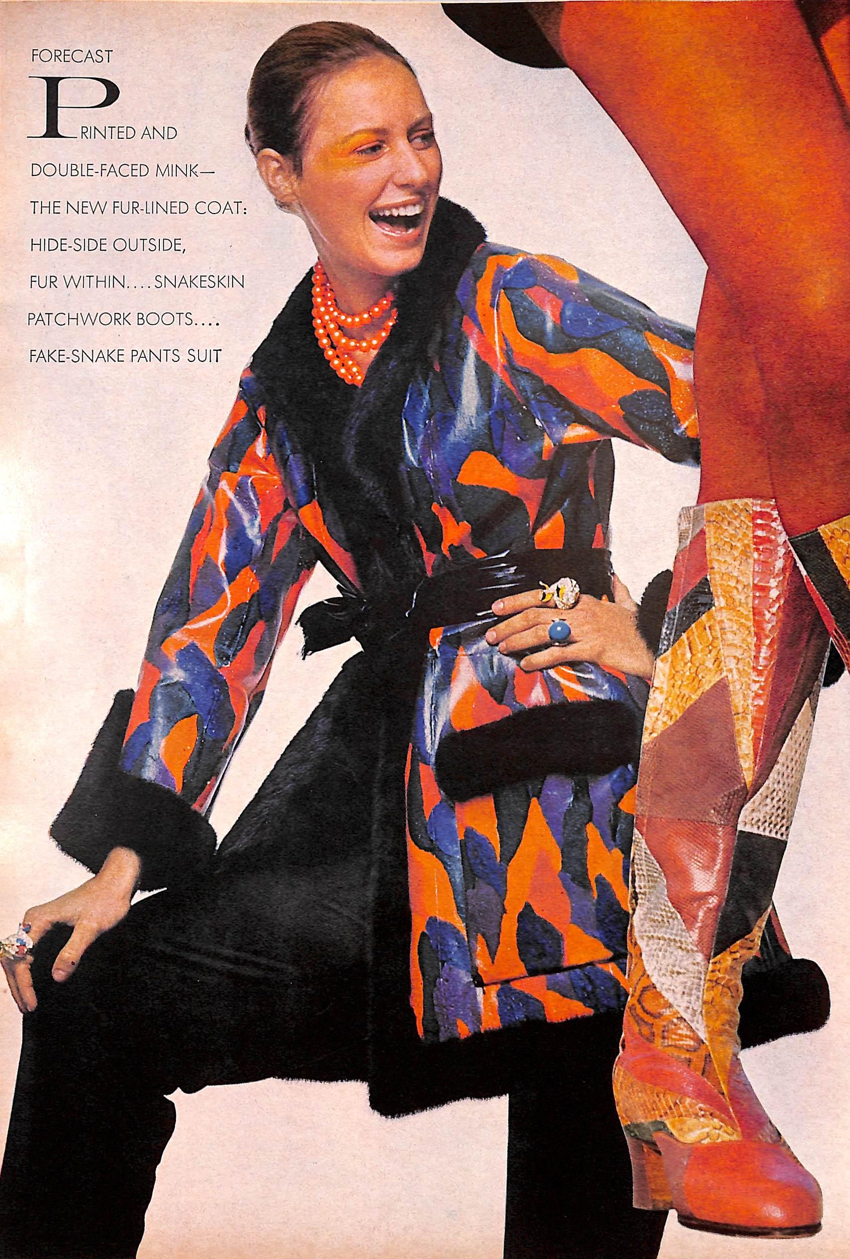« Vogue 1, janvier 1970 avec Jane Birkin sur la couverture » en vente 7