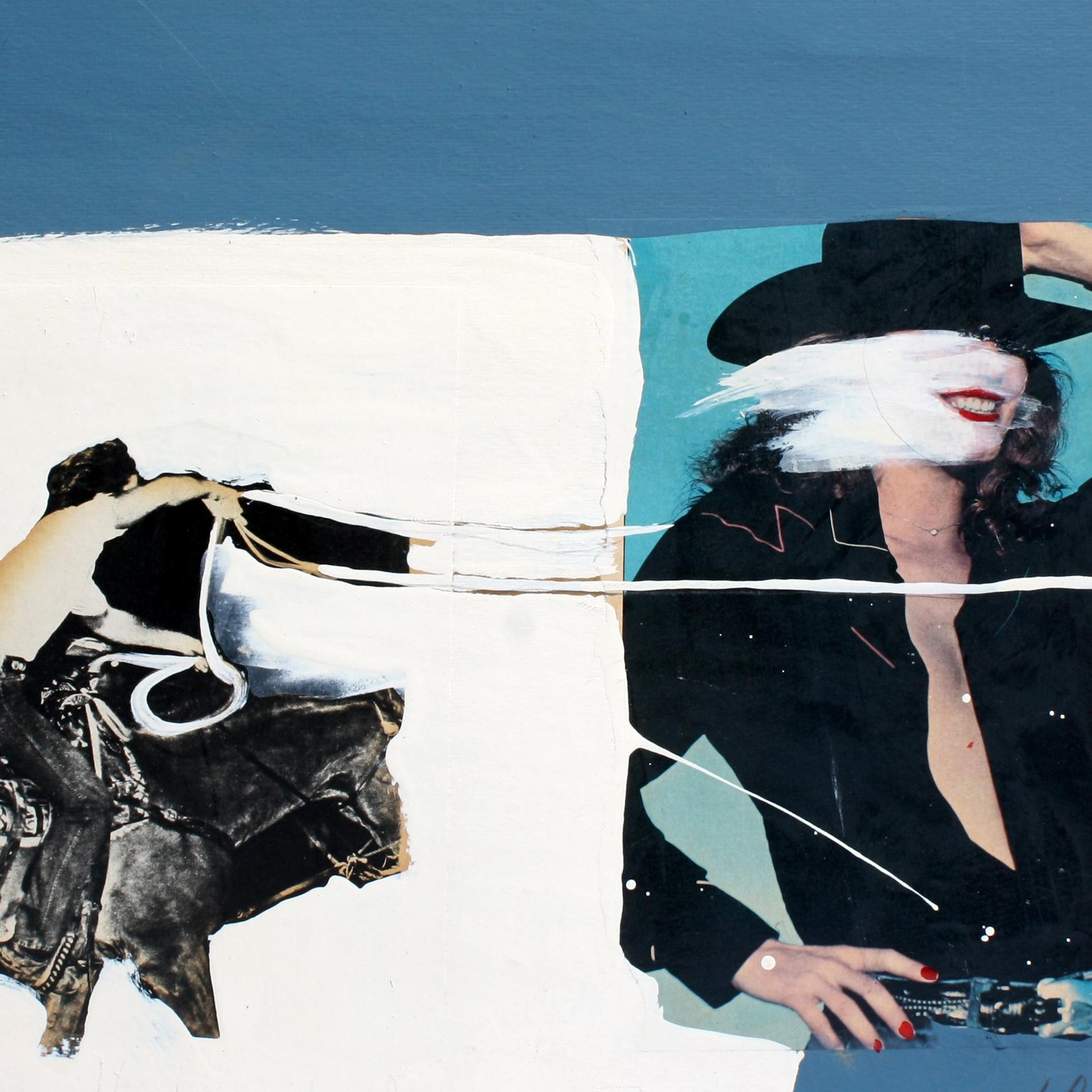 Chi è la donna mascherata - Mixed Media Art Contemporaneo di Unknown