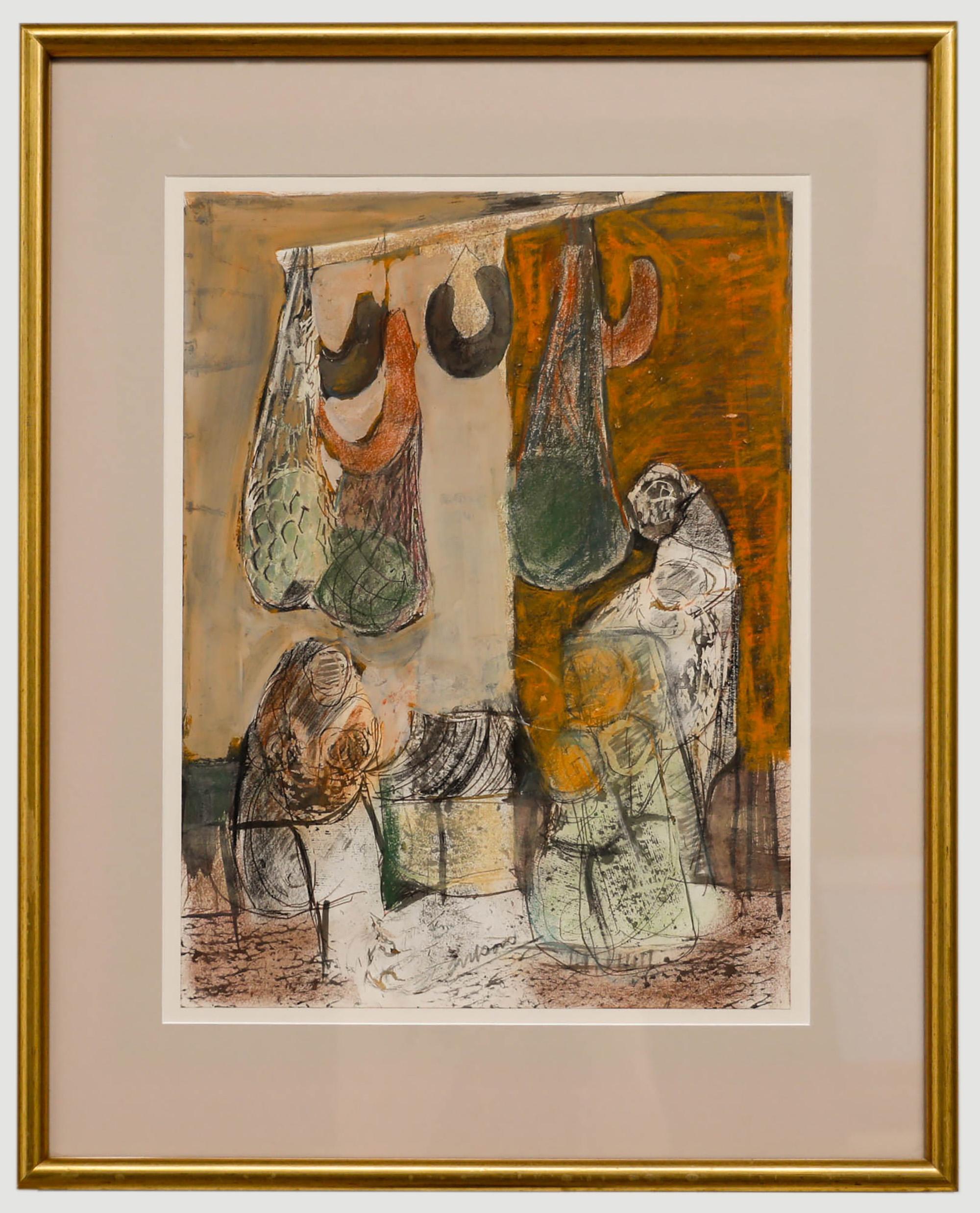 Wilson - Mixed Media, Netzverkleidungen des 20. Jahrhunderts – Mixed Media Art von Unknown