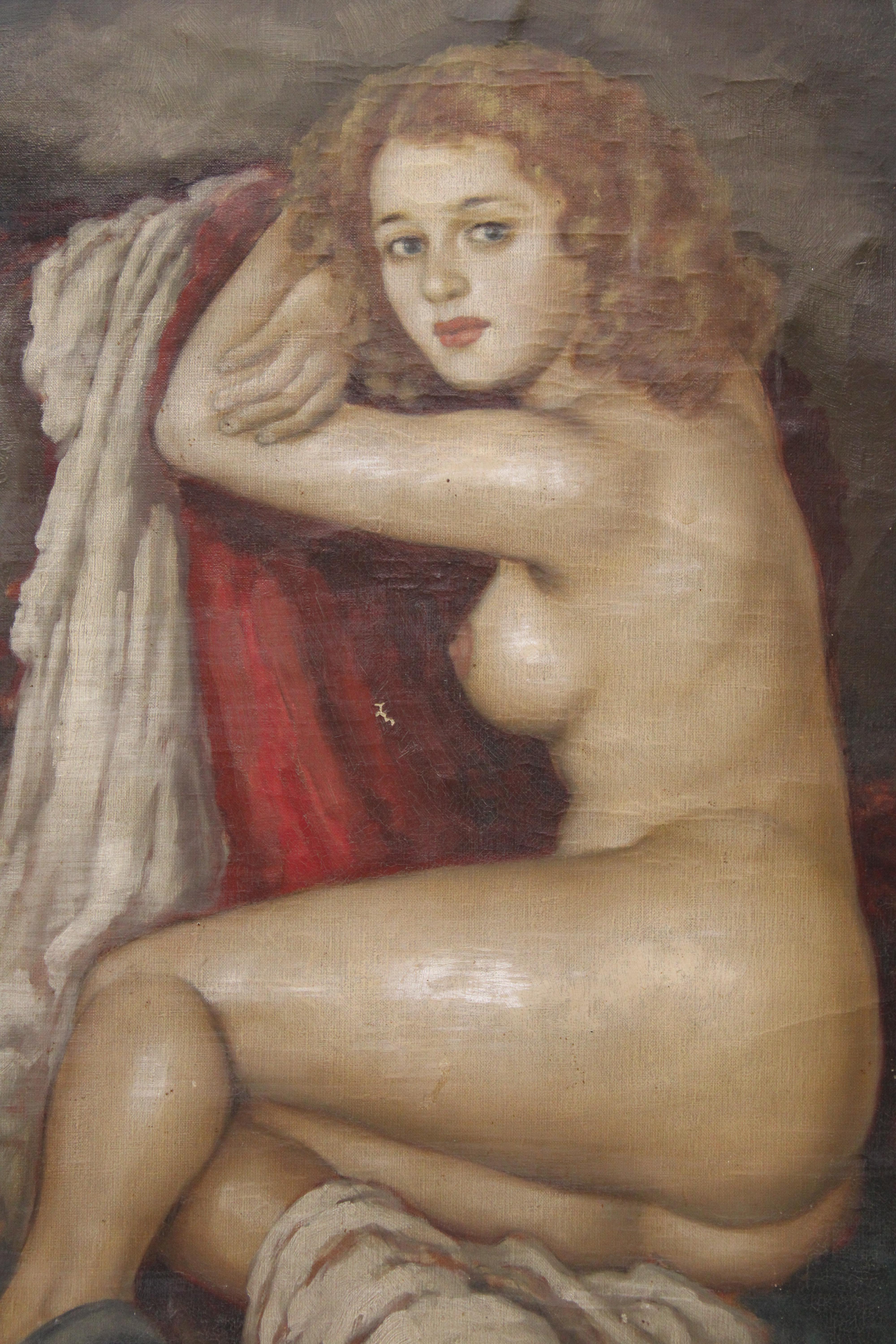 velvet nude painting
