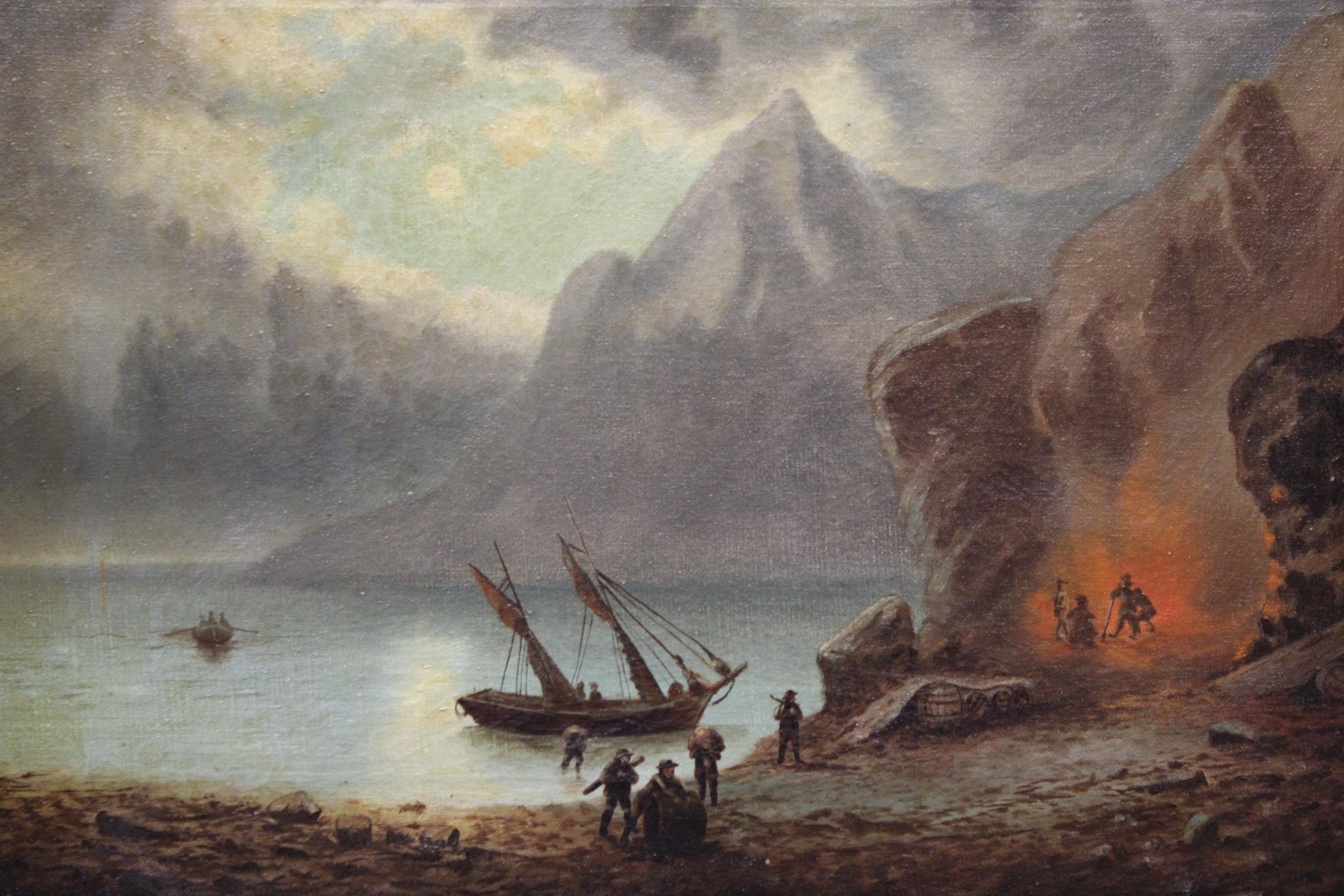 „“ Pionier auf der Shoreline“ – Painting von Unknown