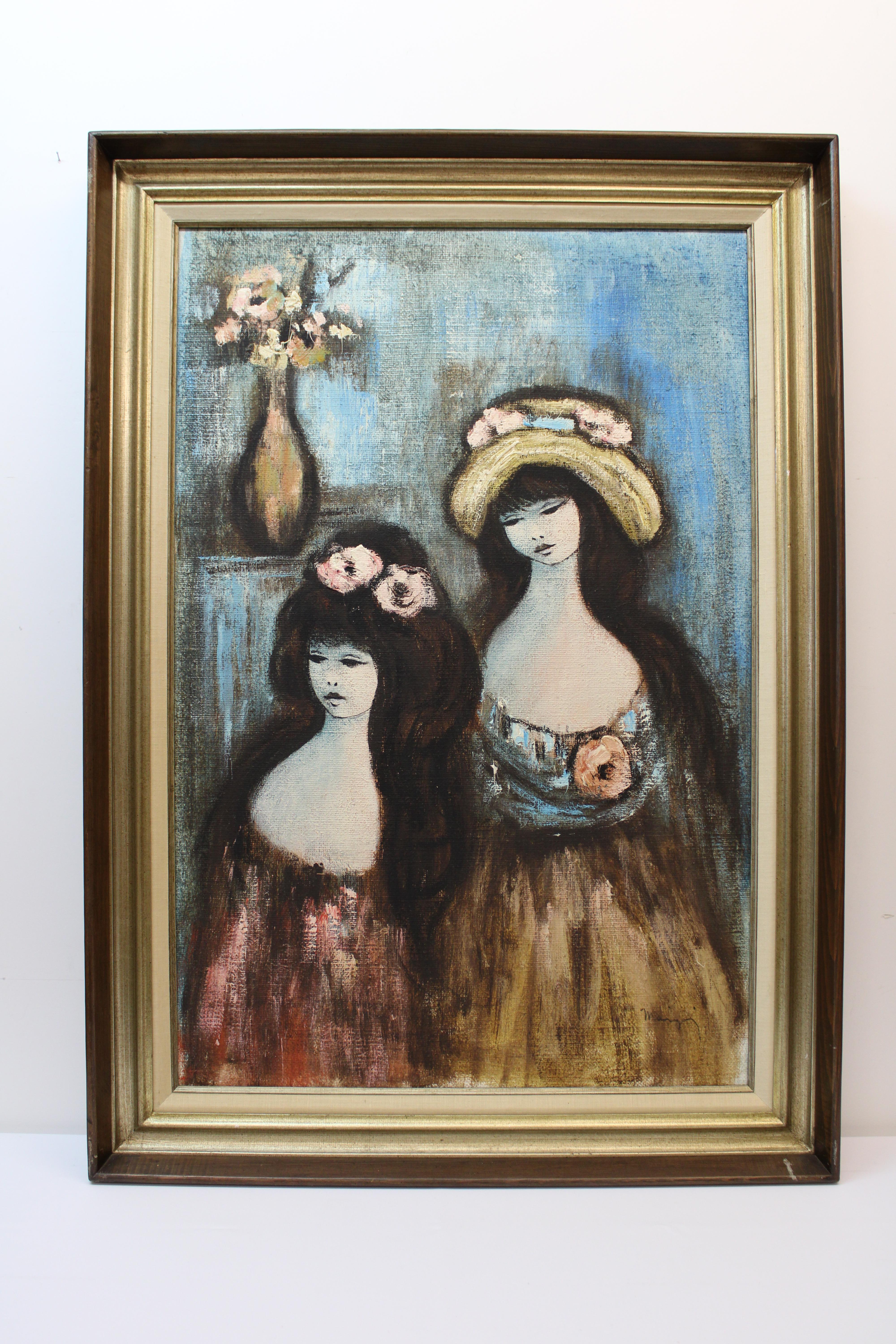 " Two Girls Disappointed " ( Signed )