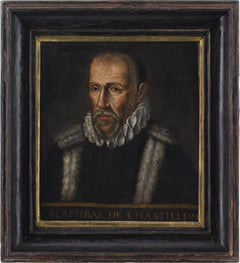 Scuola olandese del XVI secolo, Ritratto di Gaspard De Coligny, ammiraglio di Francia
