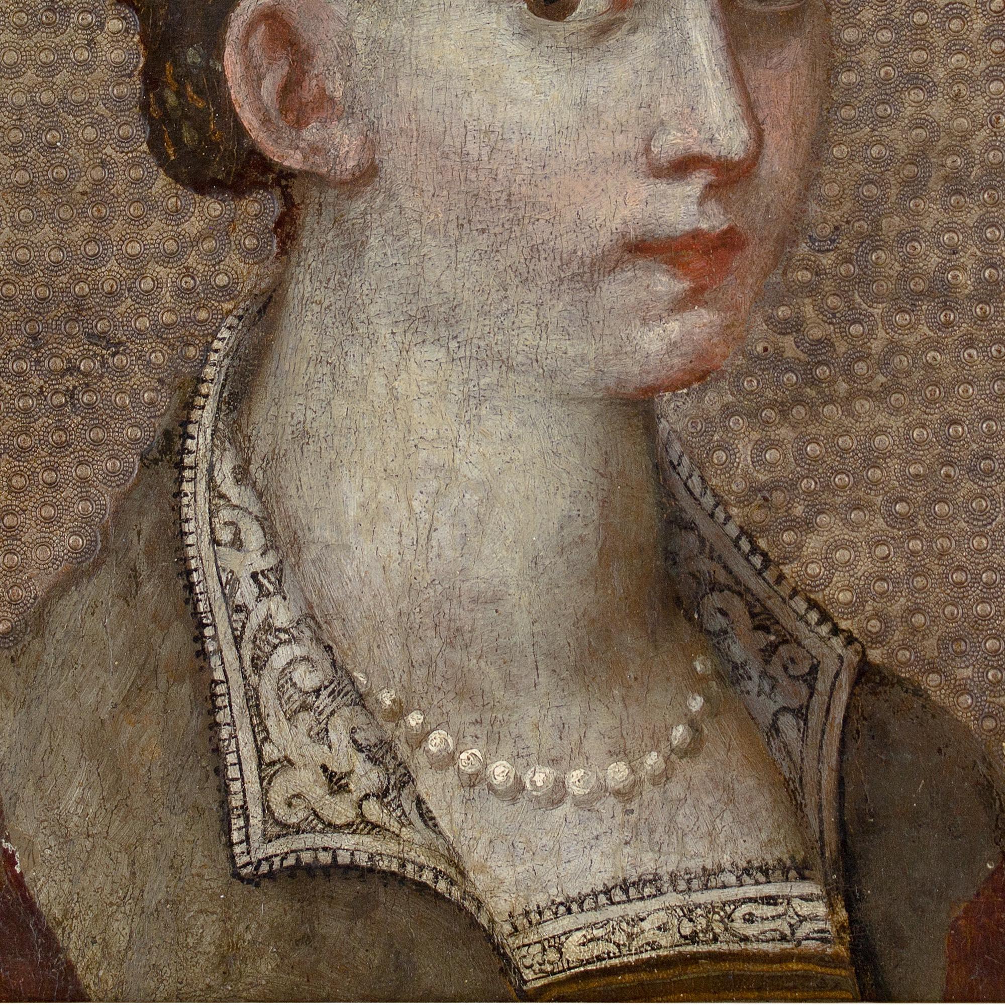 16th-Century Italian School, Renaissance Portrait Of A Lady For Sale 2