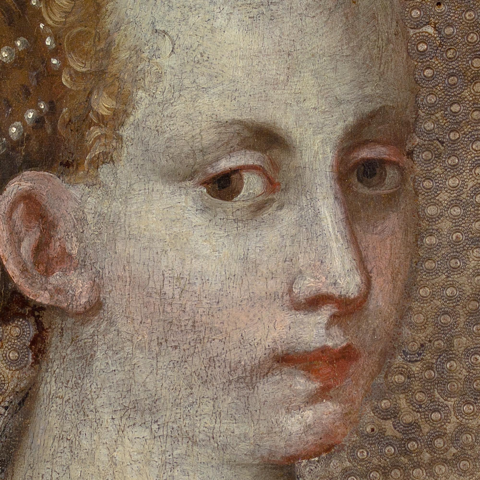 16th-Century Italian School, Renaissance Portrait Of A Lady For Sale 3