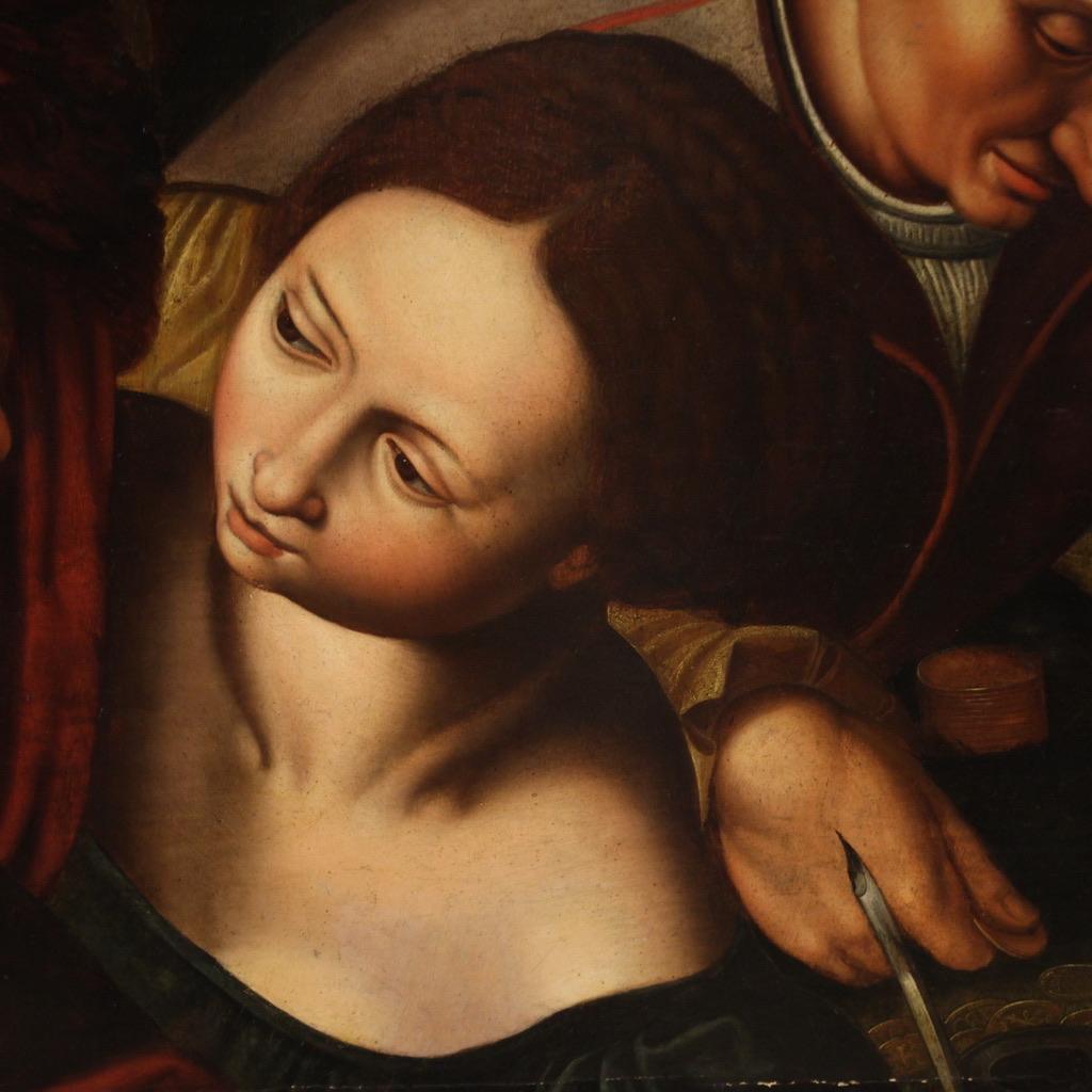Unknown - 16th Century Oil on Panel Flemish Antique Painting The ...