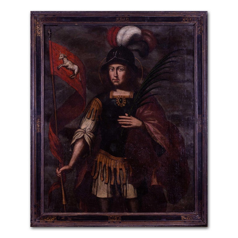 Unknown - 16th Century Spanish portrait of Saint Fermin of Pamplona For  Sale at 1stDibs