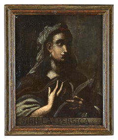  17-18th century Italian figure painting - Persian Sibyl - Oil on canvas Italy
