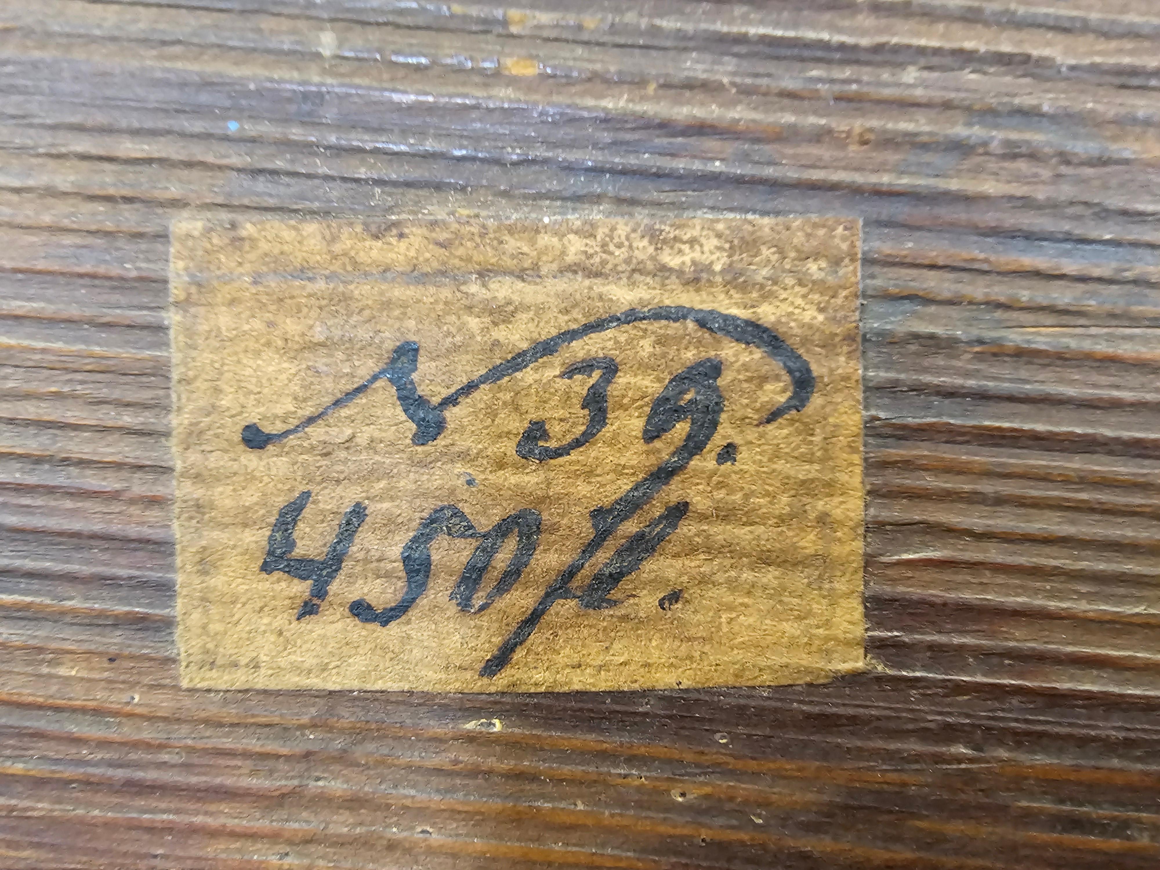 Panel de madera de la Escuela Italiana del siglo XVII, que representa el regreso del hijo pródigo. Muy buen estado.