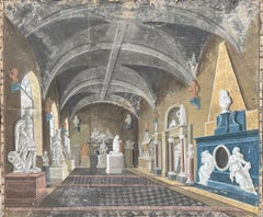 1795-1816 Intérieur du Musée des Monuments Français