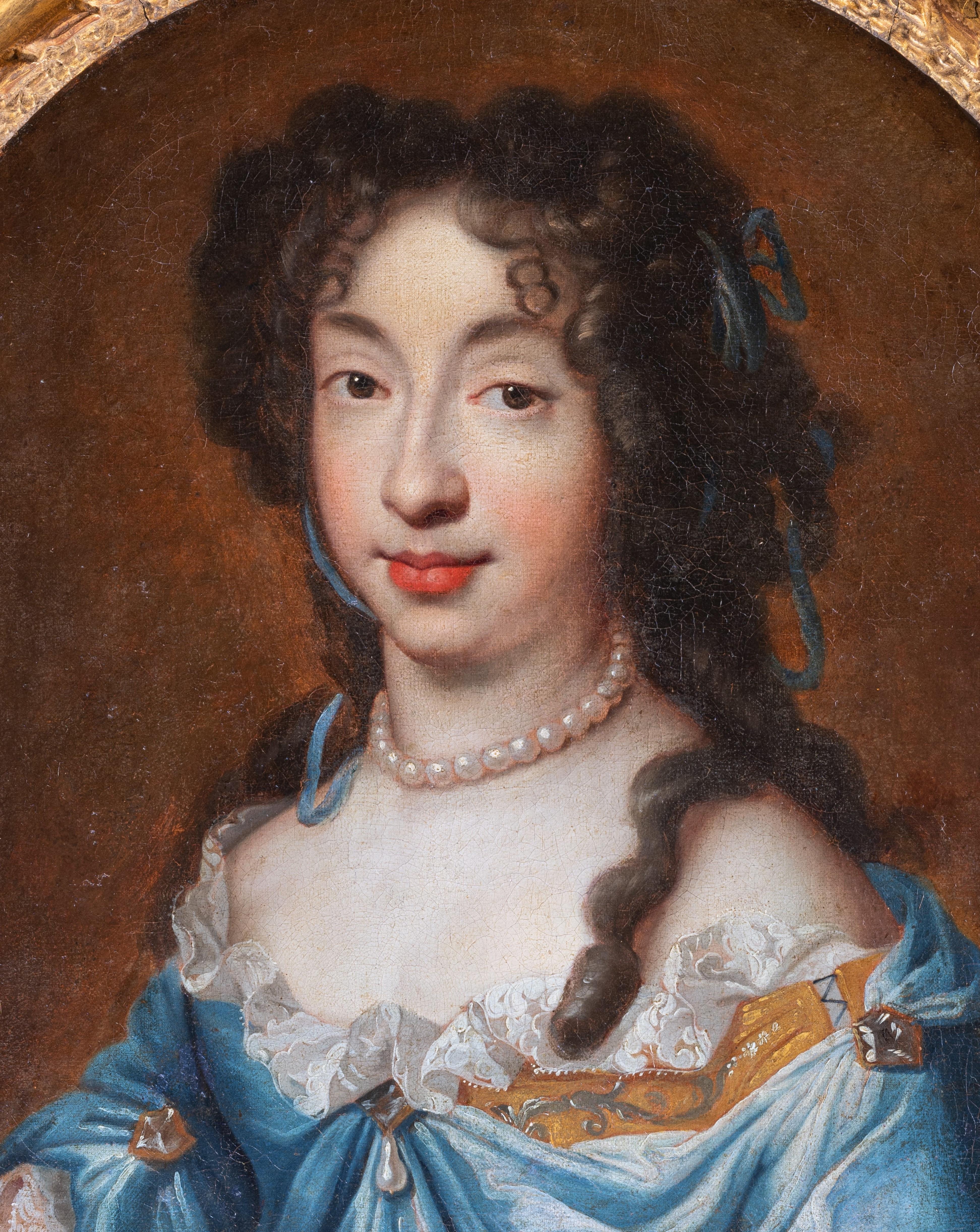 XVII sec. Scuola francese, Maria Anna Cristina Vittoria di Baviera - Painting Antichi maestri di Unknown