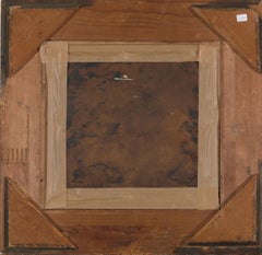 17th C Landscape with Noblewoman and Squire, Dutch Shool, Oil on Copper, Framed