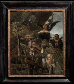 17th C representation the Roof of Folly: An Allegory of the Fall, German School