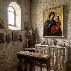 École d'Italie centrale du XVIIe siècle, La Vierge et l'Enfant, peinture de maître ancienne