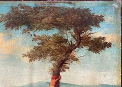 17th Century Flemish School of Brueghel Oil Painting on Copper Panel