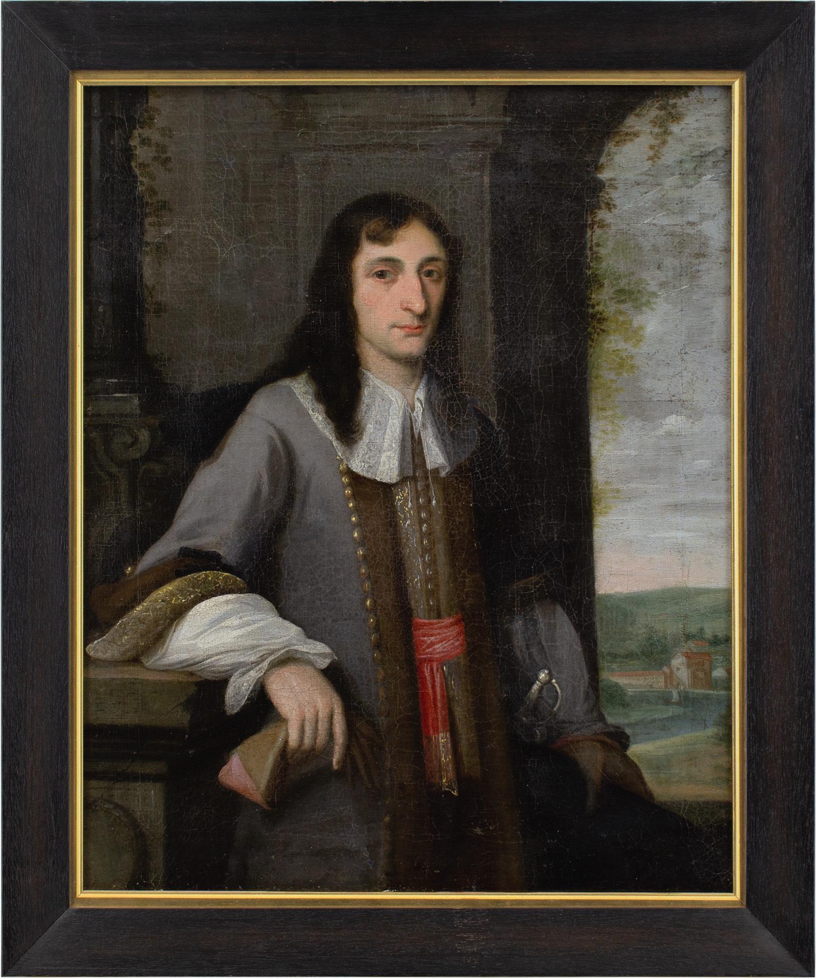 Portrait Painting di Unknown - Scuola fiamminga del XVII secolo, Ritratto di gentiluomo in abito da sposa