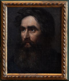 17th Century French Oil Painting Portrait of a Man 