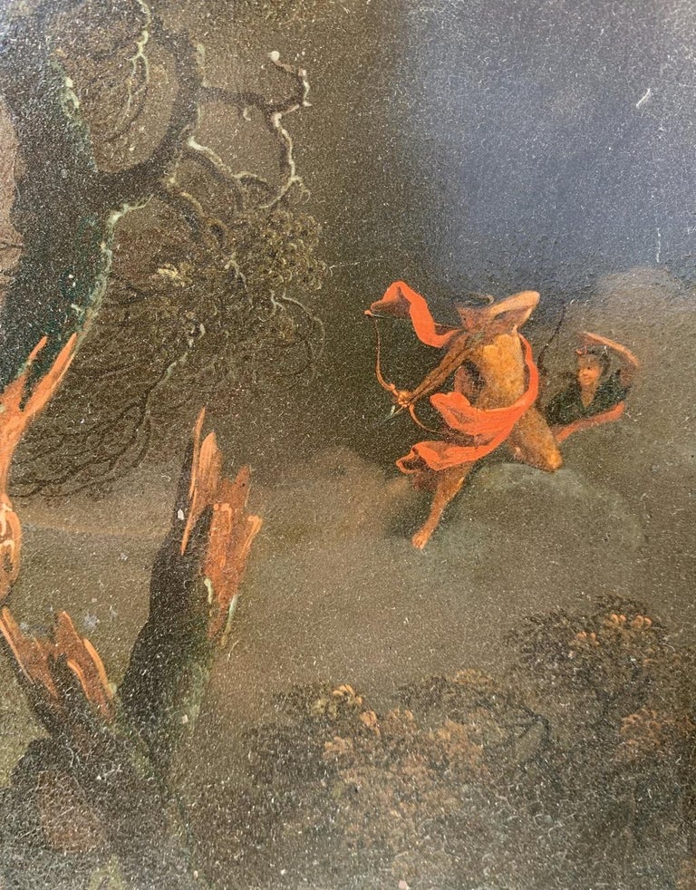 Unknown - 17th century Italian figure painting - Fall of Fetonte - Oil ...