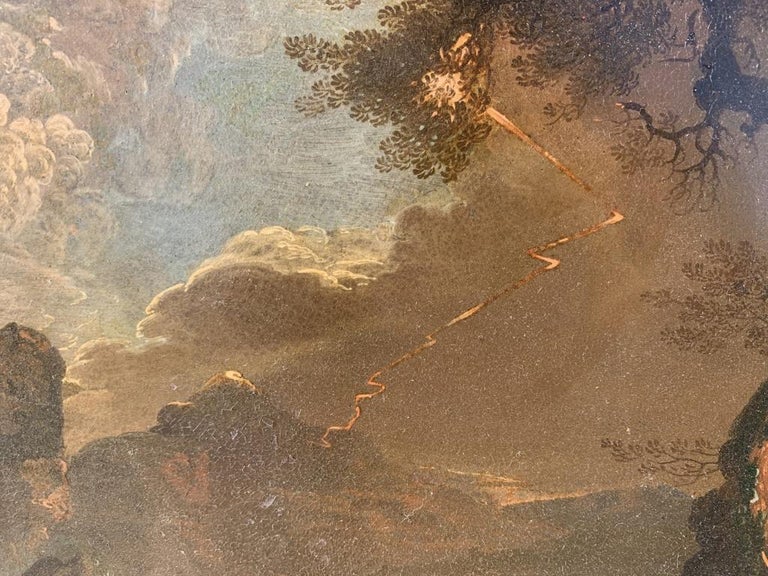 Unknown - 17th century Italian figure painting - Fall of Fetonte - Oil ...