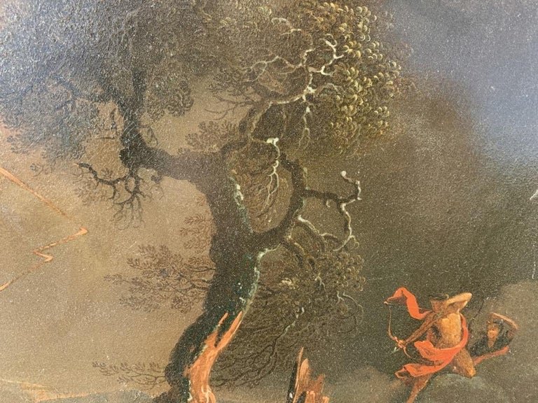 Unknown - 17th century Italian figure painting - Fall of Fetonte - Oil ...