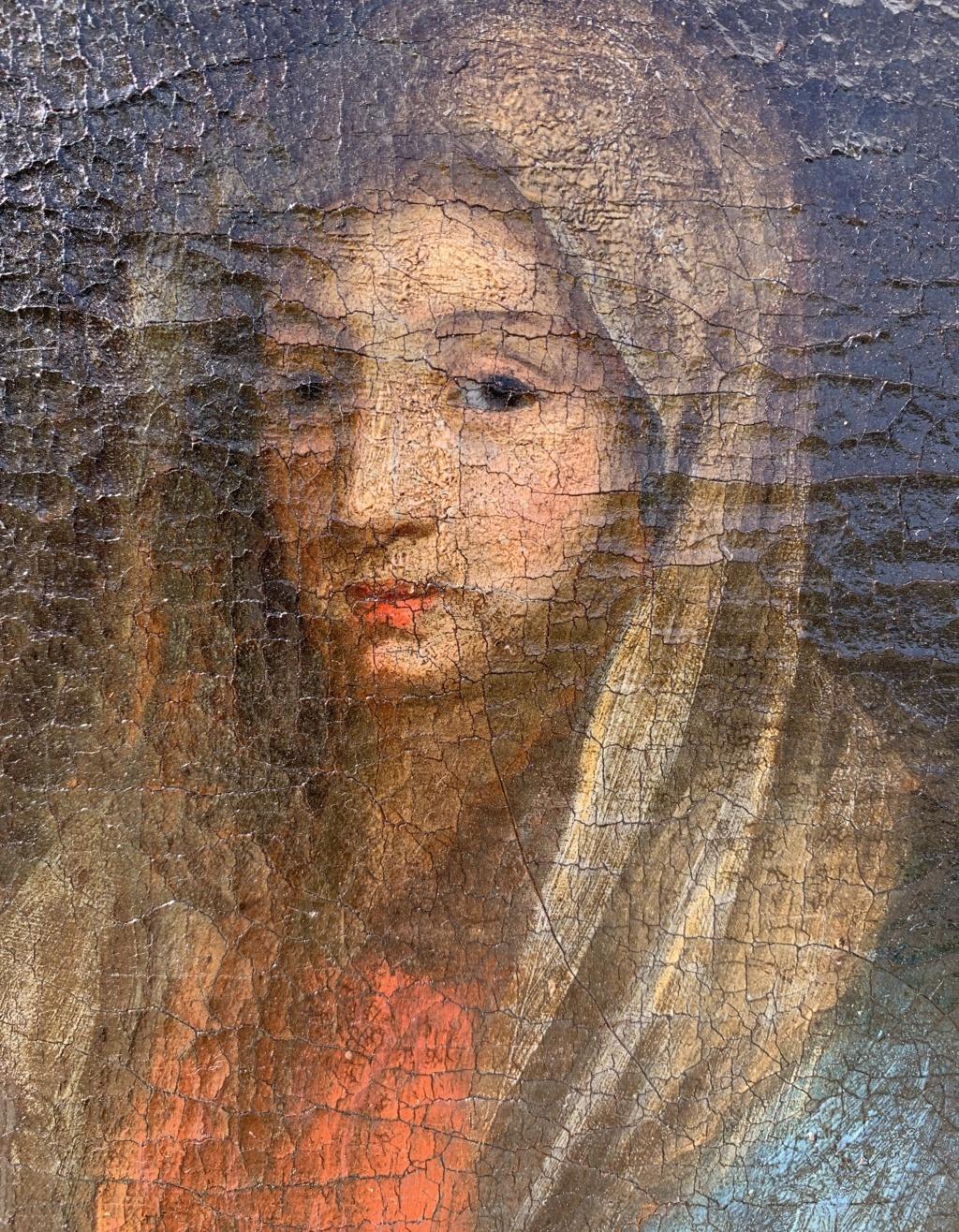 Pittore barocco italiano - Pittura di figura del XVII secolo - Sacra Famiglia - Vergine 4