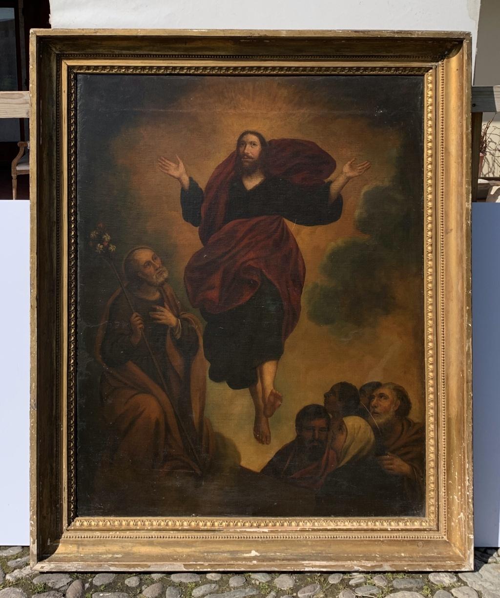 Baroque Italian master - 17th century figure painting - Resurrection Christ  - Painting by Unknown