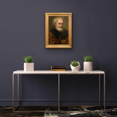 17th century Italian Old Master painting St. Peter the keys to heaven - Da Vinci