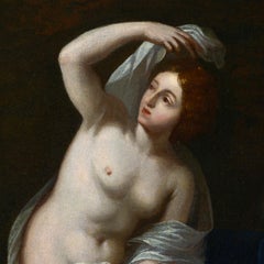 17th Century Italian School Oil - Susanna and the Elders