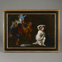 17th Century Italian School Oil - Susanna and the Elders