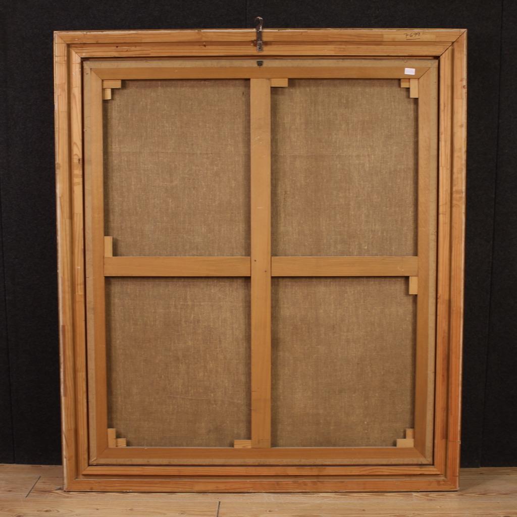 17th Century Oil on Canvas Italian Painting Lamentation over the Dead Christ im Angebot 7