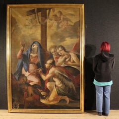 17. Jahrhundert Öl auf Leinwand italienische religiöse Malerei Madonna der Schmerzen, 1680