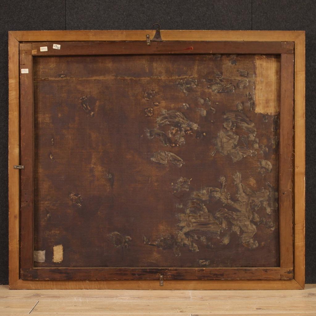 siglo XVII Óleo sobre Lienzo Pintura Religiosa Italiana Masacre de los Inocentes 1640 2