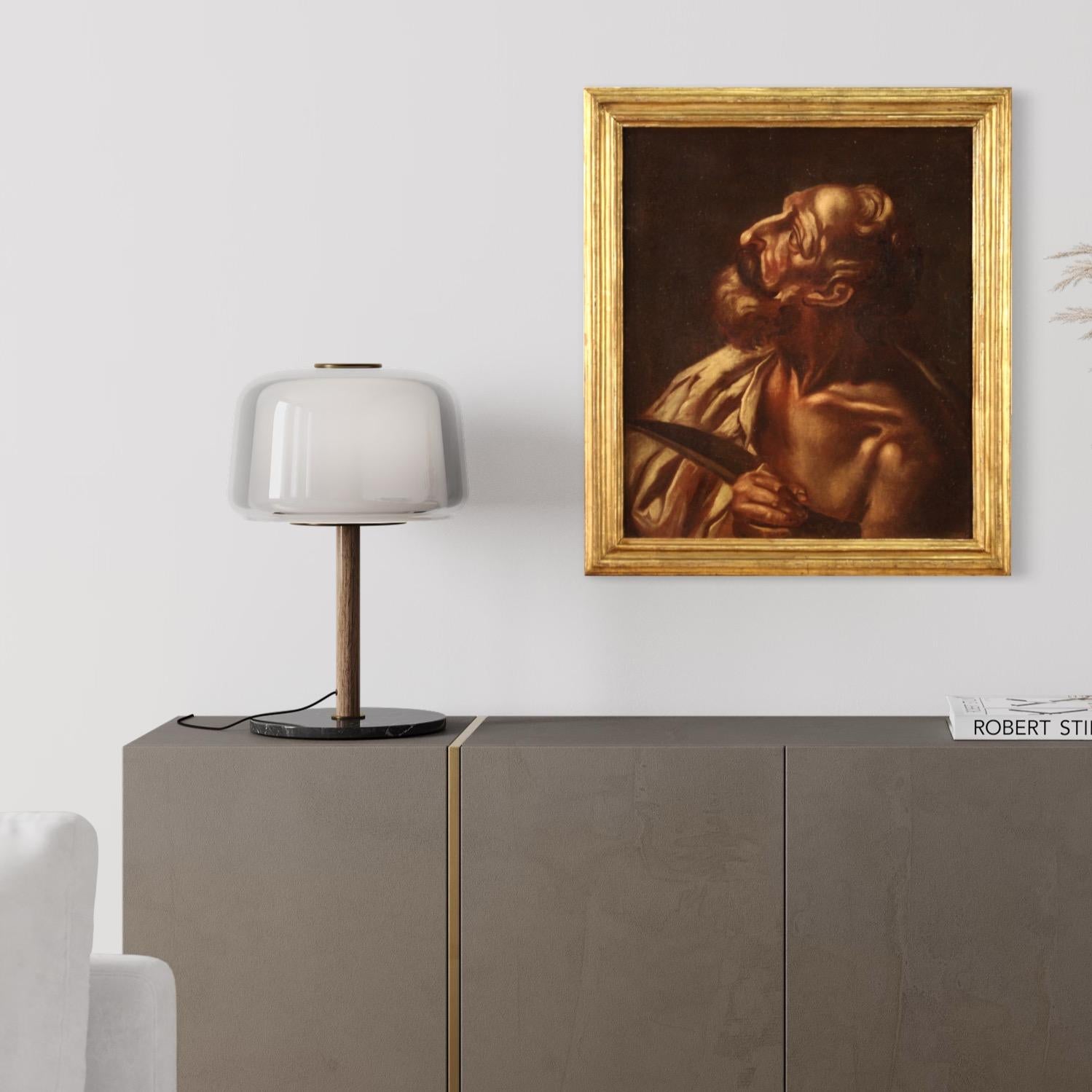 17. Jahrhundert Öl auf Leinwand Italienisch religiöse Malerei Saint Bartholomew, 1670 im Angebot 9
