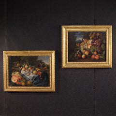 Italienisches Stillleben mit Früchten, Öl auf Leinwand, 17. Jahrhundert, 1670