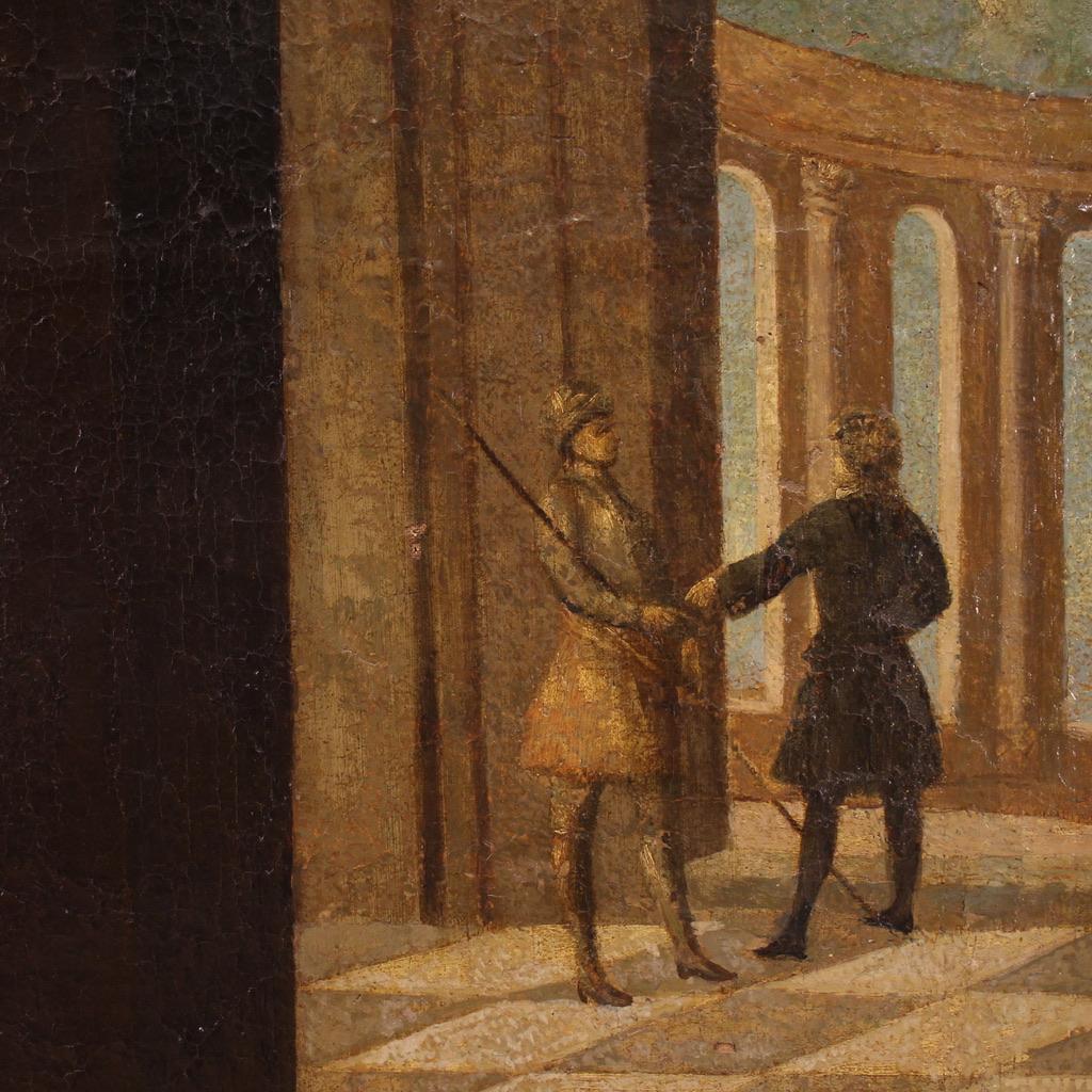 huile sur toile du 17e siècle Peinture ancienne religieuse espagnole, 1680 en vente 8
