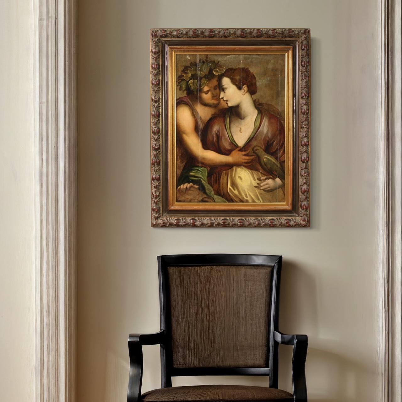 17th Century Oil on Panel Flemish Mythological Painting Bacchus and Ariadne 1620 For Sale 10