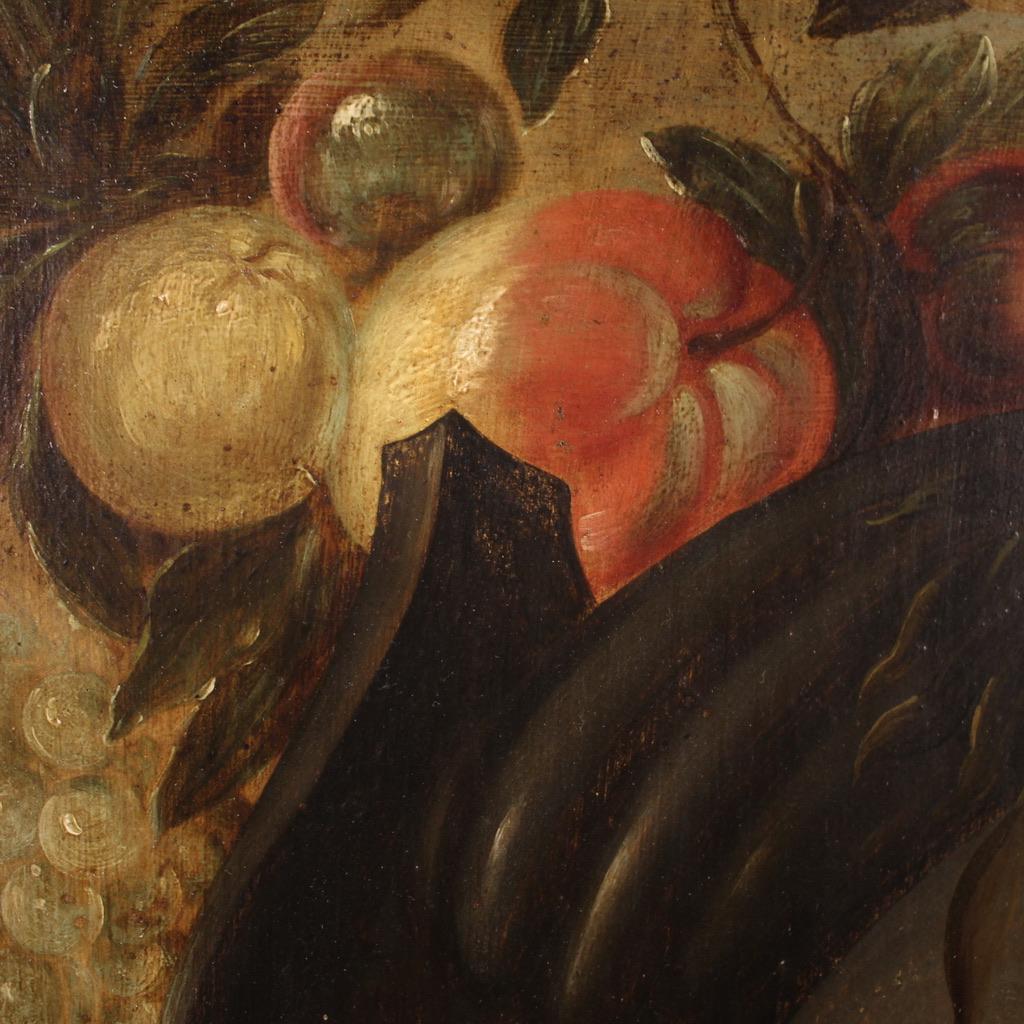 17. Jahrhundert Öl auf Platte Flämische religiöse Malerei Madonna mit Kind, 1670 im Angebot 10