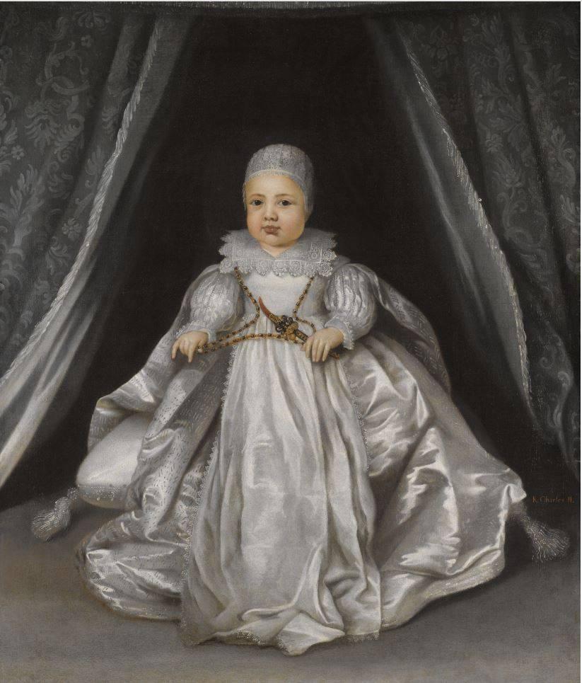 17th Century Portrait of King Charles II when a Baby