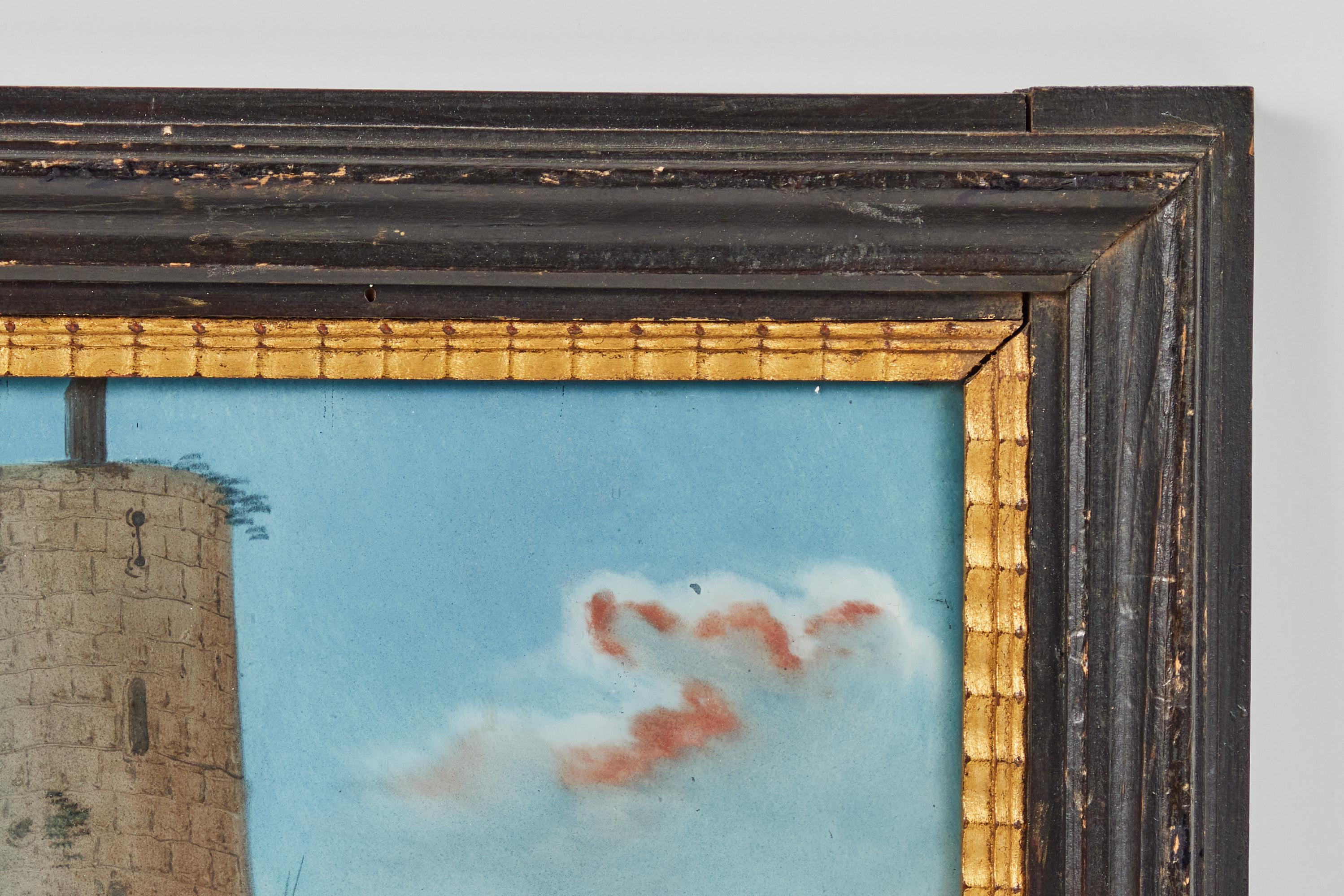 17th Century Reverse Glass Paintings For Sale 6