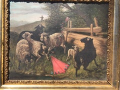 1844 Sheep Hiding the Kite