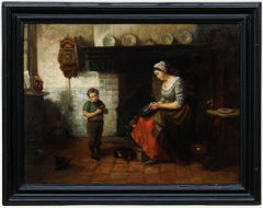 1874 Oil - In the Kitchen