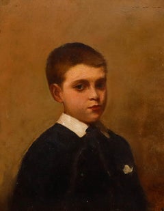 1883 Oil - Portrait of a Schoolboy