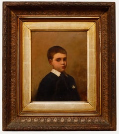 1883 Oil - Portrait of a Schoolboy